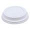 Boardwalk Plastic Deerfield Hot Cup Lids Fits 10 oz. to 20 oz. Hot Cups - White (50/Pack, 20 Packs/Carton)